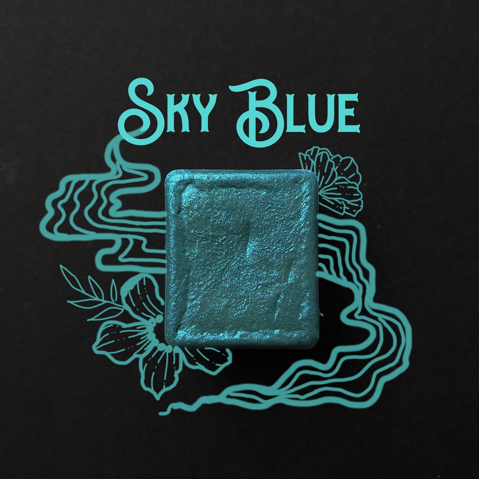 

KODE U92H Dreamy Poppies Metallic Handmade Watercolor Series 7