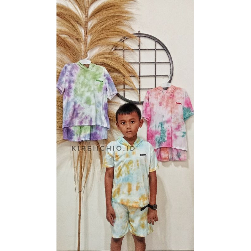Kaos Hoodie Anak / Setelan Warna Warni Kaos Hoodie by Kireiichio. id