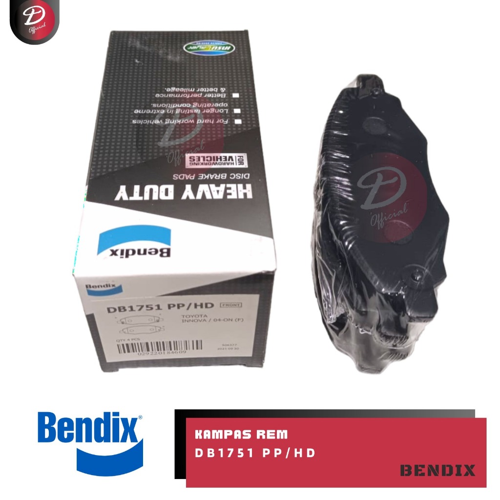 KAMPAS REM DEPAN INNOVA GRAND INNOVA LAMA BENDIX HEAVY DUTY VARIAN DB1751