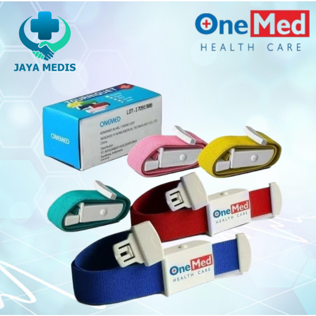 Torniquet Onemed Alat Pengikat Lengan Ambil Darah Torniket Onemed Torniket