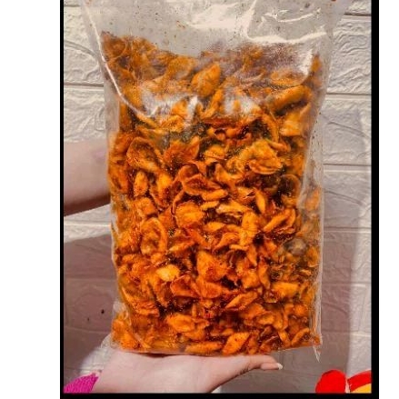 

keripik pedas/keripik viral/keripik kriwil renyah/keripik singkong daun jeruk/1kg