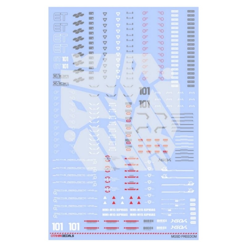 MGSD FREEDOM DECAL PRE CUT