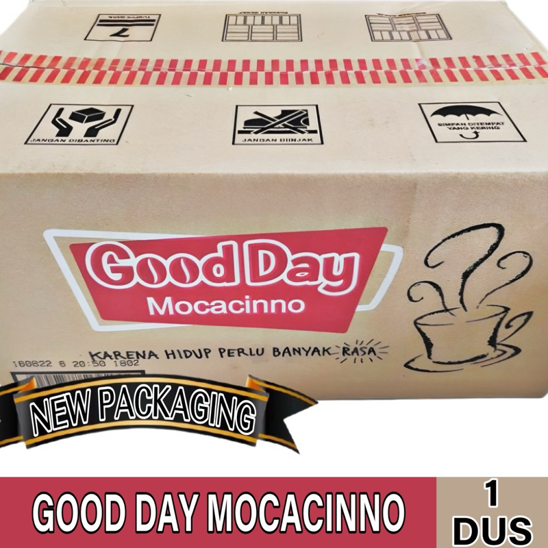 

Good Day Mocacinno 20gr NEW [12 Renceng/ 120 Sachet/ 1 Dus]
