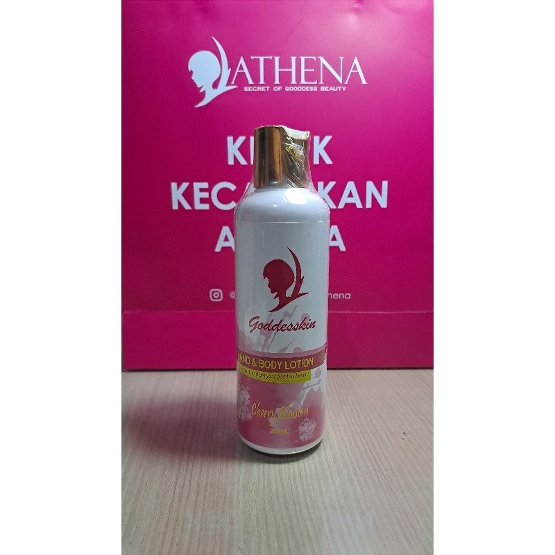 goddesskin by athena - hand & body lotion cherry blossom