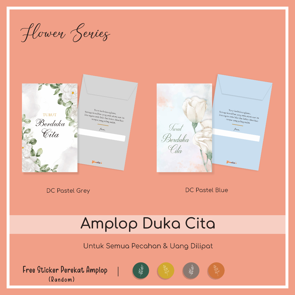 

Amplop Pendek DUKA CITA DEEP CONDOLANCE FLOWER SERIES