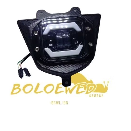 DAYMAKER CRF / WR / KLX CARBON HIGH LOW SET BREKET REFLEKTOR PNP