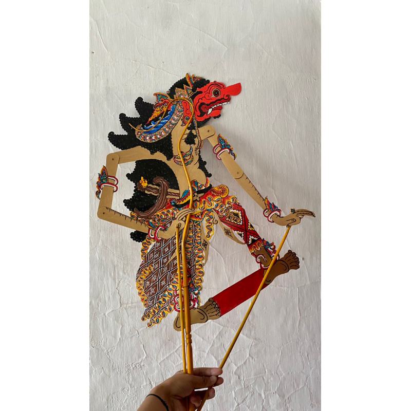 WAYANG ROJOMOLO ALUSAN UKURAN STANDAR WAYANG KULIT PENTAS PEDALANGAN