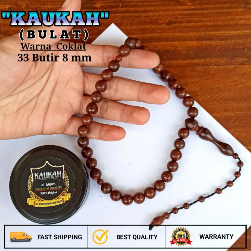 Tasbih Kaukah Asli 33 Butir + Kemasan | Tasbih Kecil koka kaokah kokka kokah