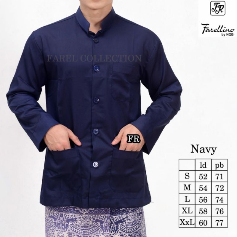 garansi koko model ammu original premium semi jas saku depan bahan katun madinah alwafi lafana