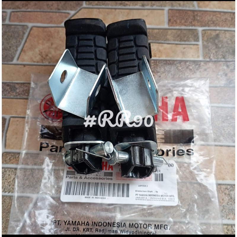 Karet Step Belakang + plat U Jupiter Z, Vega Mio old Sepasang Asli Yamaha