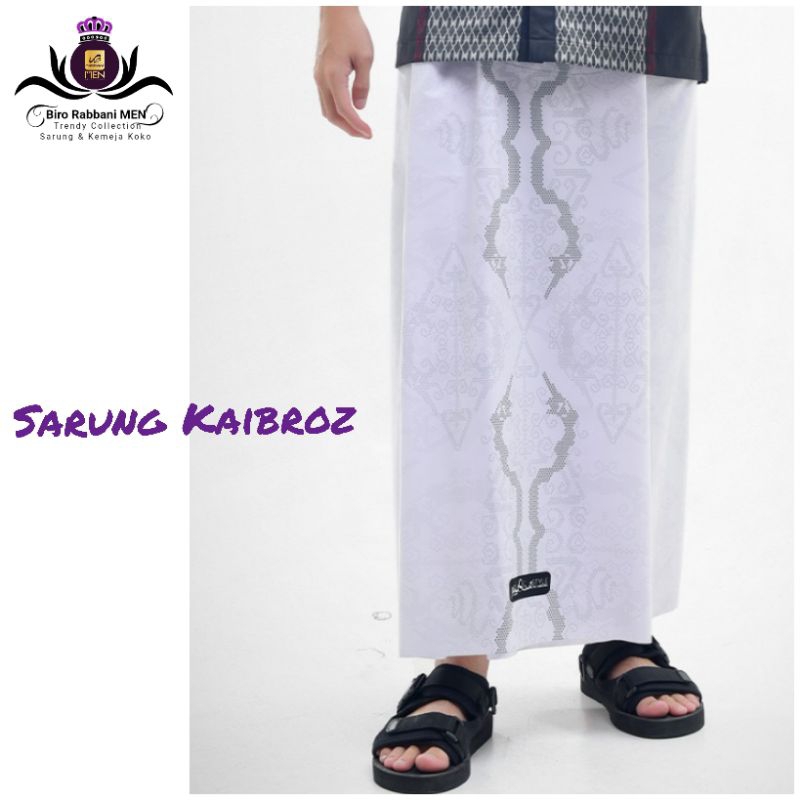 TERBARU Sarung Rabbani Palestine style sarung santri - White series