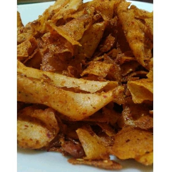 

Keripik singkong pedas daun jeruk 250gram - Oleh-oleh Bandung