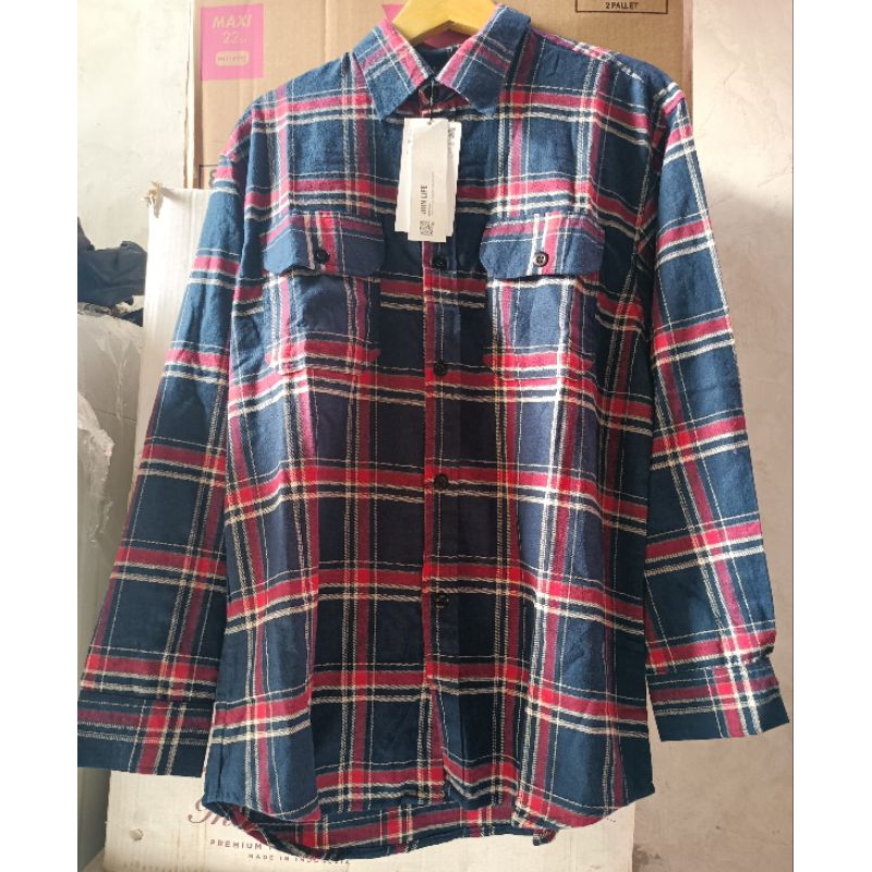 Kemeja Flanel Premium Z@ra made in USA