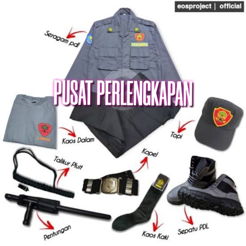 SERAGAM SET LINMAS TERBARU / PAKAIAN LINMAS TERBARU / SETELAN LINMAS TERMURAH / SERAGAM PDL LINMAS T