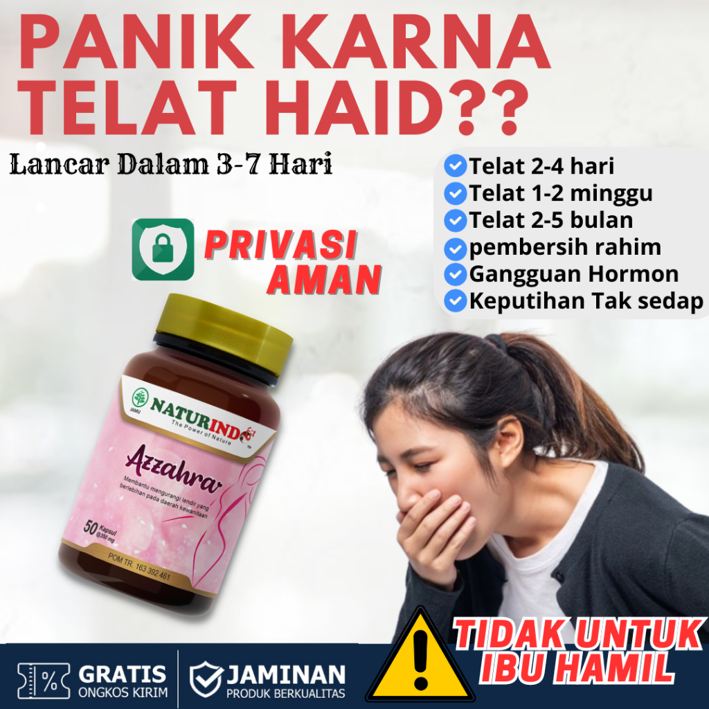 Obat Pelancar Haid Ampuh Jamu Pelancar Haid Keputihan Gatal Nyeri Haid Manjakani PCOS Gangguan Hormo