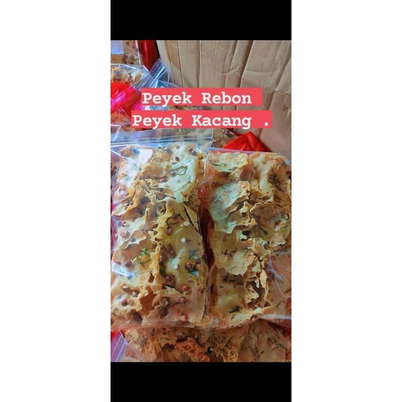 

peyek kacang, peyek rebon