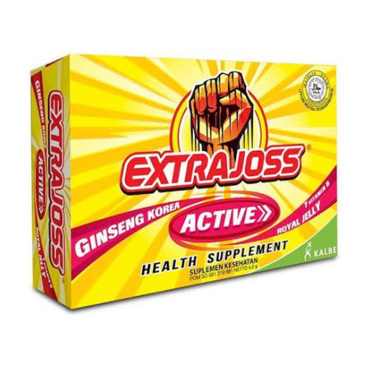 

KODE PRODUK 9EKKI9987 EXTRA JOSS ACTIVE 1 BOX ISI 12 SACHET