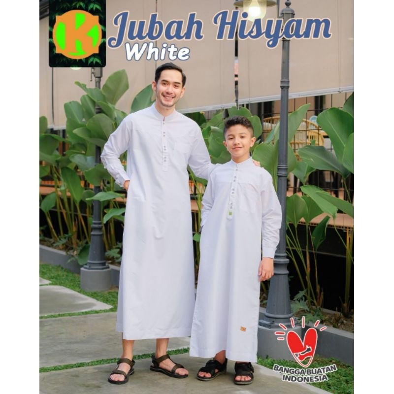 JUBAH LENGAN PANJANG ANAK & DEWASA / JUBAH HISYAM BY KHALID FASHION