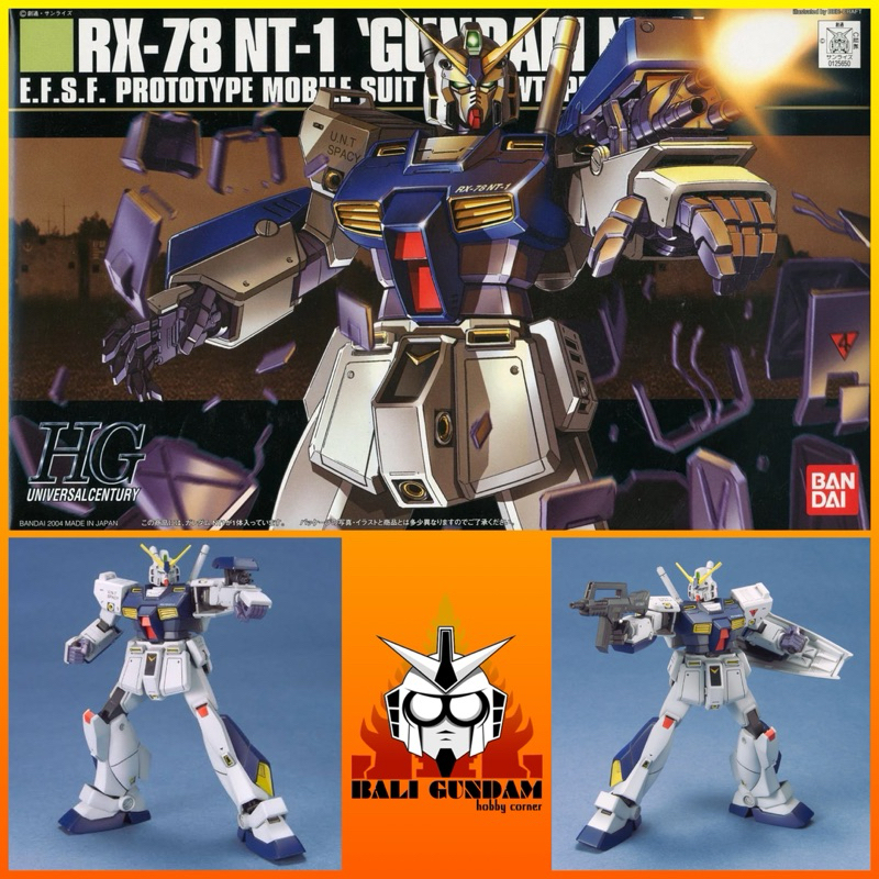 HG 1/144 RX 78 NT-1 GUNDAM NT-1 ALEX Bali Gundam Hobby Corner Bandai Original