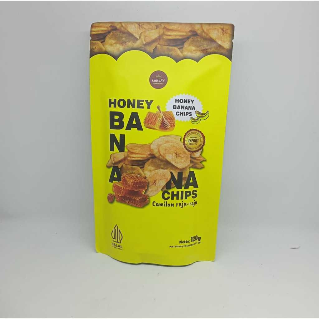 

Keripik Rambak Pisang & Honey Banana Chips CARARA Oleh oleh Khas Bali 120gr