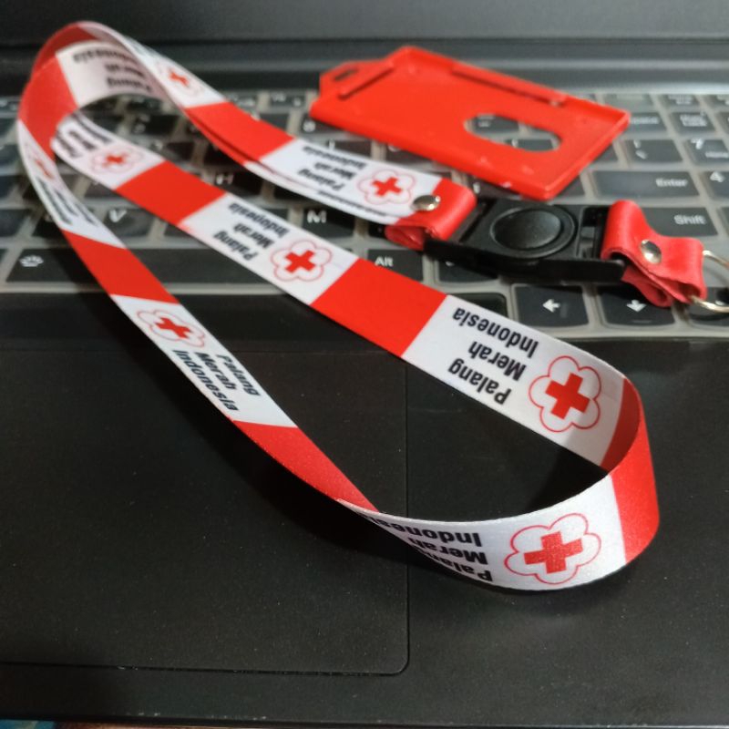 

TALI IDCARD PMI Palang Merah Indonesia/ LANYARD PMI idcard PMI / TALI KALUNG #PMI / GANTUNGAN PMI PRINTING ter-MURAH HARGA GROSIR (READY STOKNYA)