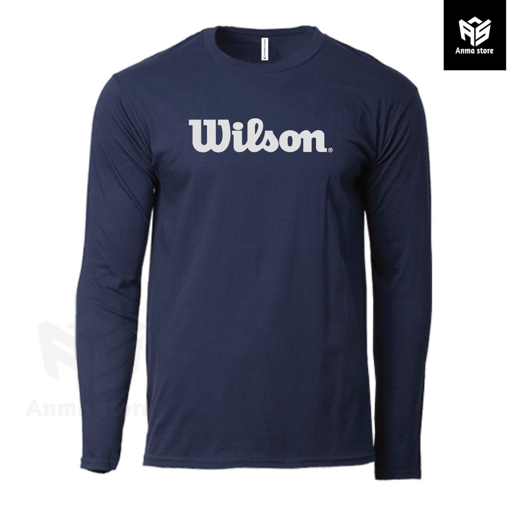 Kaos Baju Lengan Panjang Olahraga Wilson