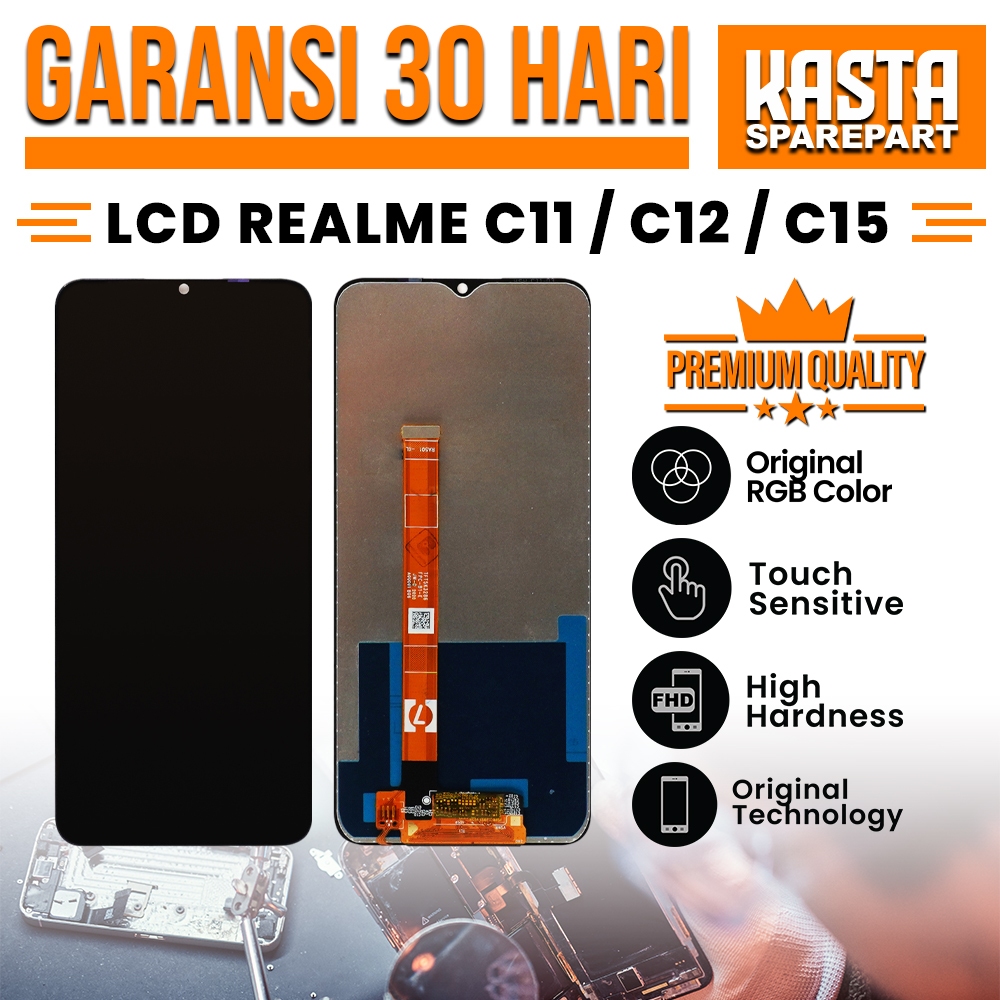 【LCD ORIGINAL】LCD REALME C11 / REALME C12 / REALME C15 LCD TOUCHSCREEN FULLSET KUALITAS ORI 100%