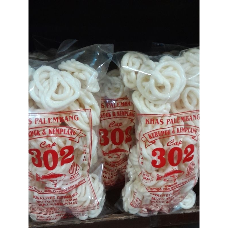 

KERUPUK SANGGUL CAP 302 KAKAP SUPER 250GRAM & 500GRAM KHAS PALEMBANG