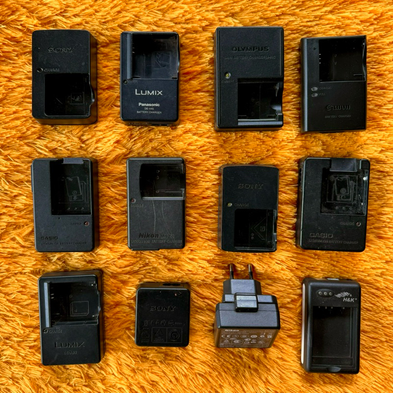 Charger Digicam Original Sony Casan Second Nikon Casio Canon Olympus Lumix Tahan Lama Garansi 100% K
