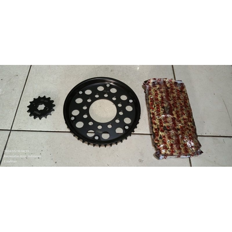 gear set CBR 150 LED k45N 15/45