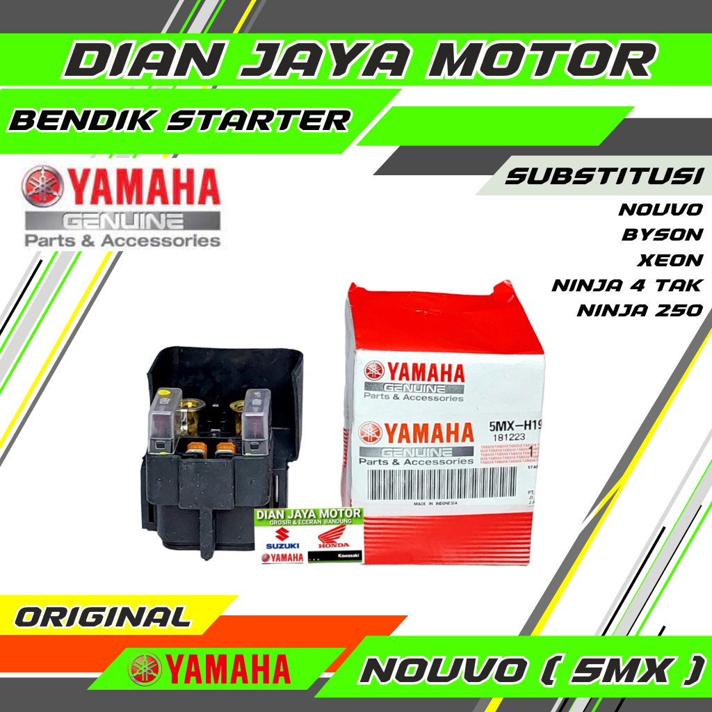 Bendik Stater 5MX Original Yamaha Genuine Parts Xeon Bison Nouvo R15 PNP Ninja 250 KLX 150 100%