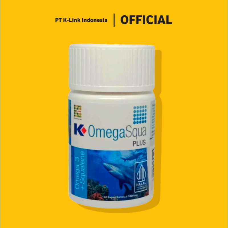 K OMEGA SQUA PLUS KLINK K LINK MINYAK IKAN OMEGA 3