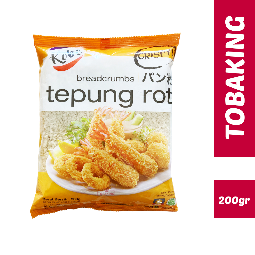 

Kobe Tepung Roti 200gr Breadcrumbs Tepung Panir