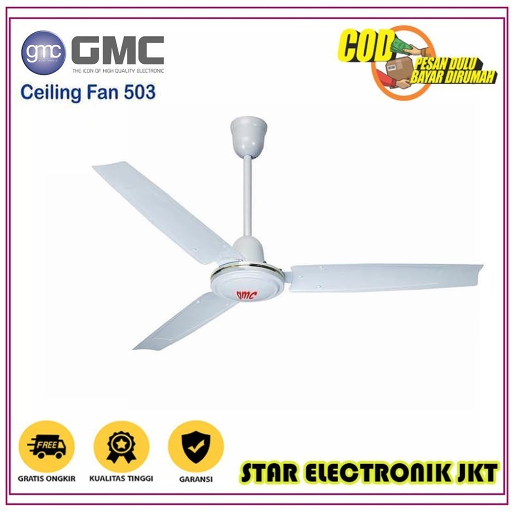 GMC 503 Kipas Angin Gantung Plafon Baling Baling 56 Inch