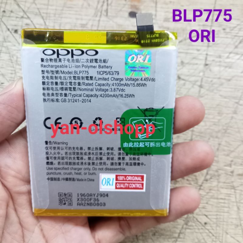 Batre Battery Oppo Realme BLP775 Realme X3 Superzoom / X50 5G Baterai