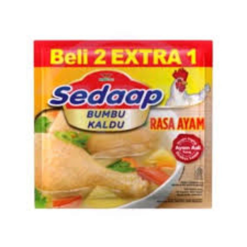 

Sedaap bumbu kaldu 9gr x 18 Sachet