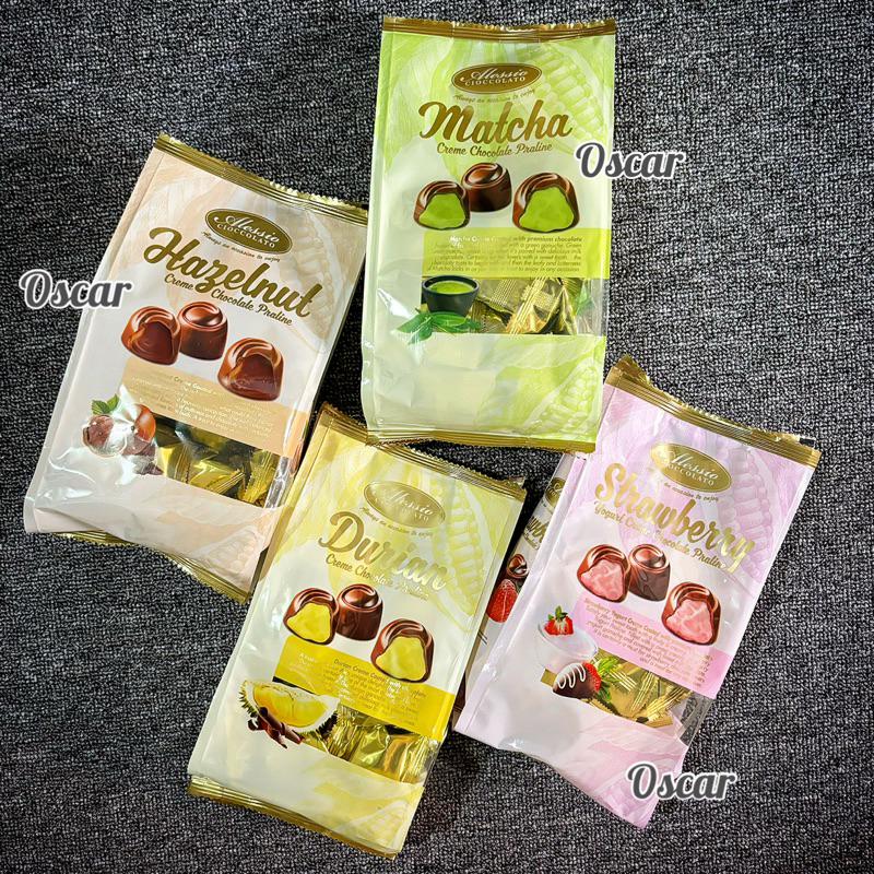 

(ready) Coklat Alessio Creme 200g bag cokelat Malaysia Halal chocolate import truffle durian matcha strawberry hazelnut enak