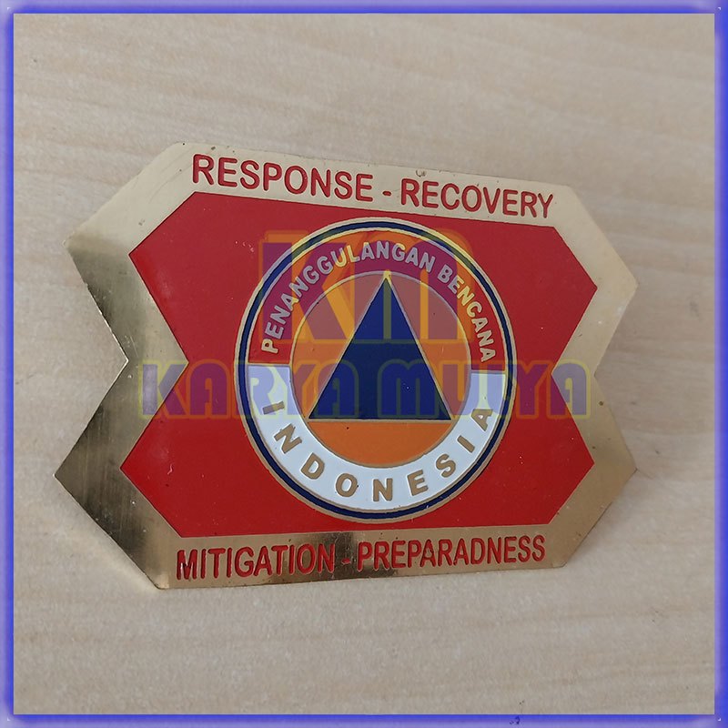 Emblem BPBD Emblem Topi Logo BPBD - Karya Mulya