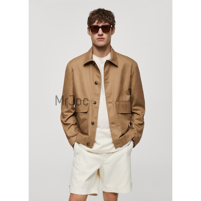 Jaket Trucker Boxy Pria Kasual Retro