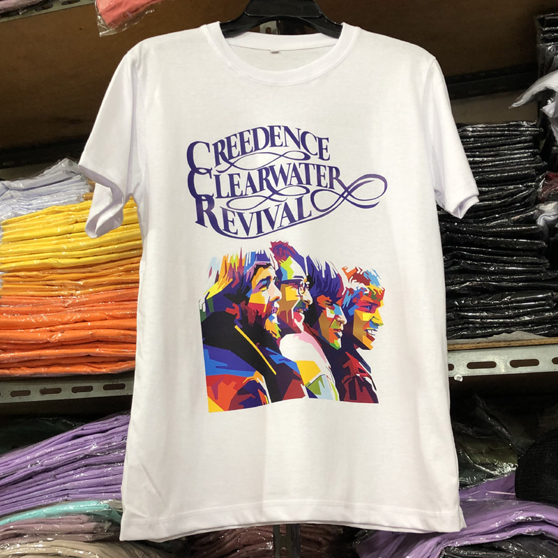 Kaos CCR BAND Creedence Clearwater Revival Tshirt Bahan 100% Cotton