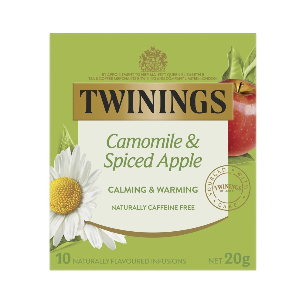 

Twinings Spiced Apple Infused Camomile Tea Bags 10pk Australia