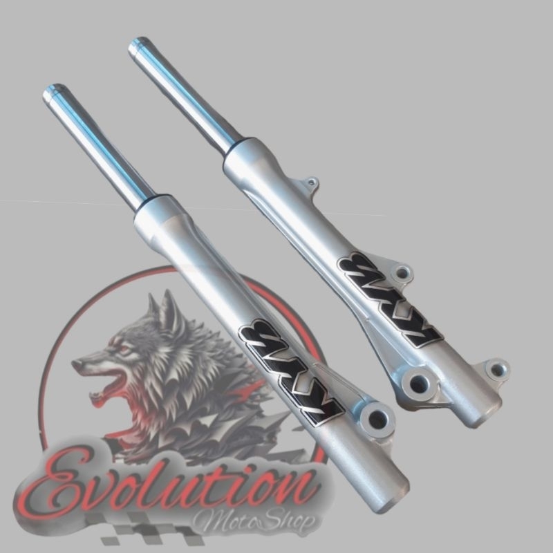 Shock depan BEAT - SCOOPY - VARIO150 Standar variasi shock emblem timbul shock breker depan matic pn