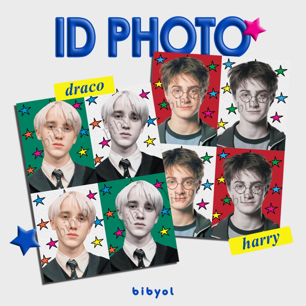 Harry Potter Draco Malfoy ID Photo Fanmerch unofficial bibyol