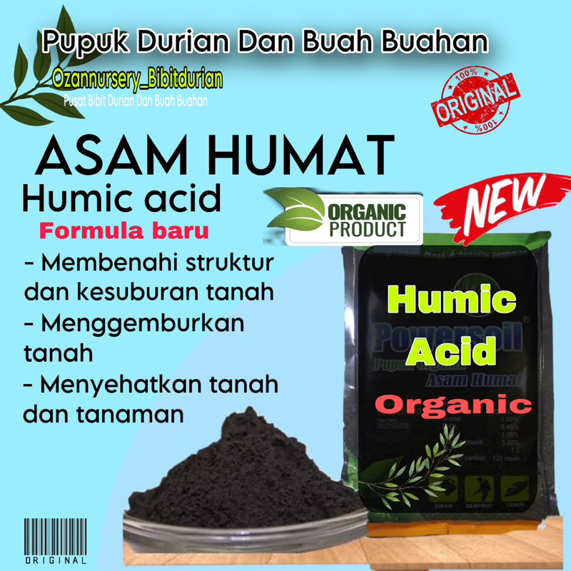 Asam Humat organik (humic acid)