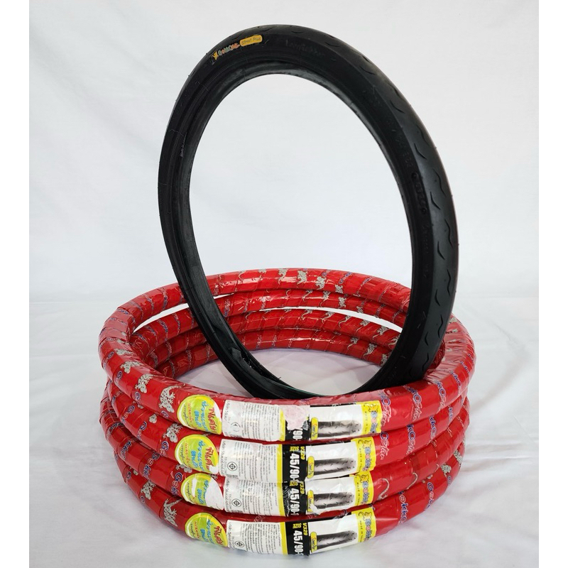 BAN DEPAN VEE RUBBER GEKKO SATAN STAR 45 / 90 - 17 THAILAND