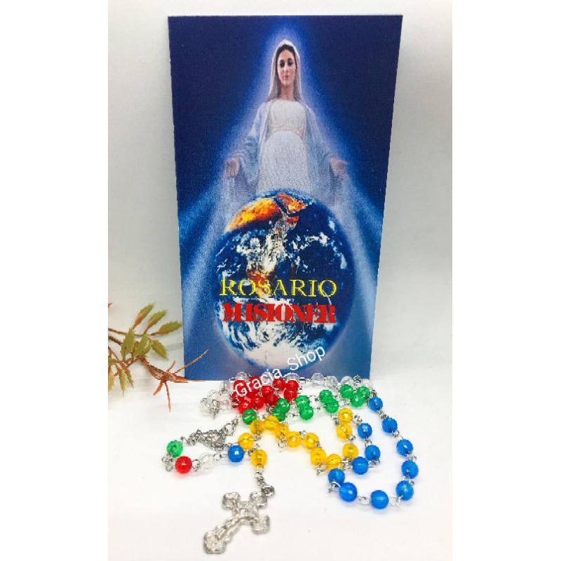 Paket Lembar Doa dan Rosario Misioner/Lima Benua