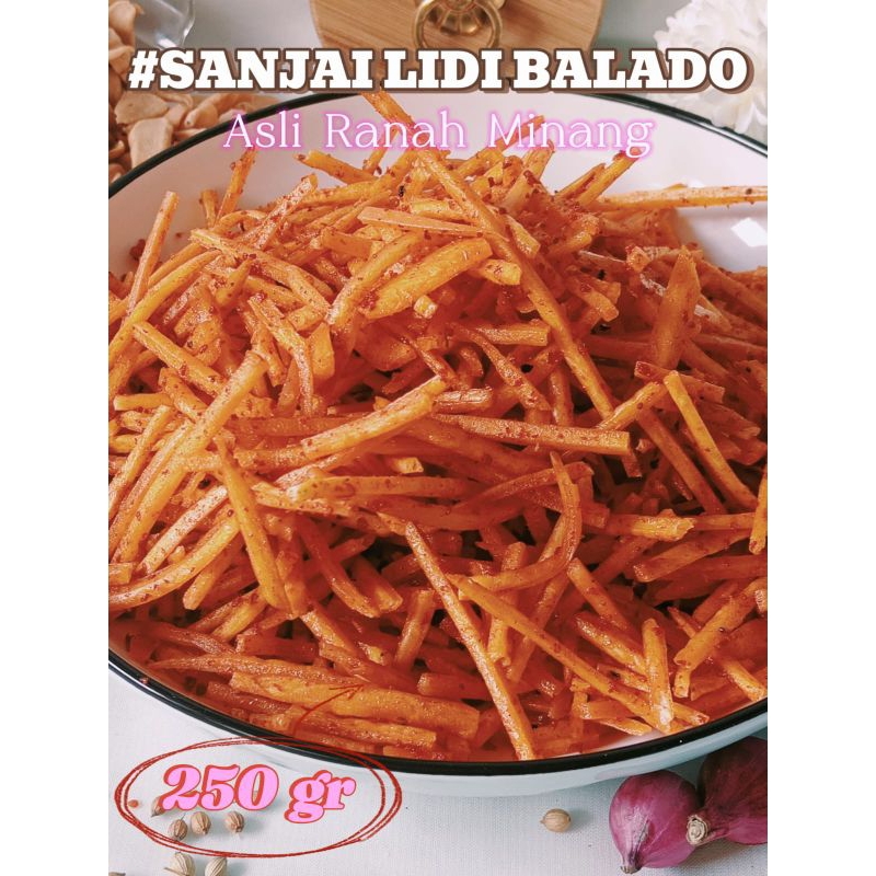 

Sanjai lidi balado/ sanjai lidi bumbu kuning