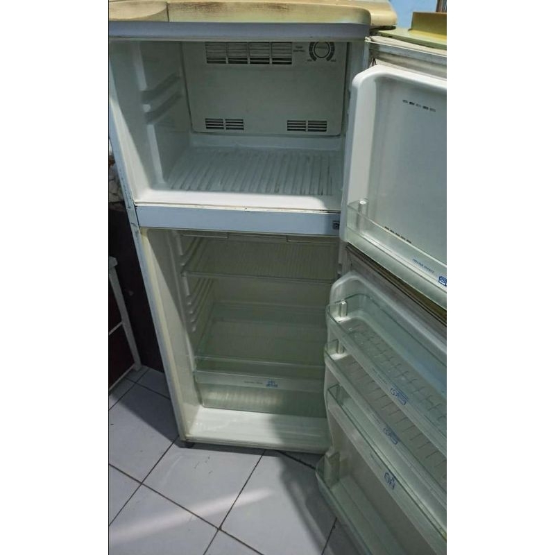 RAK TELUR KULKAS SANYO 2 PINTU MODEL LAMA ORIGINAL