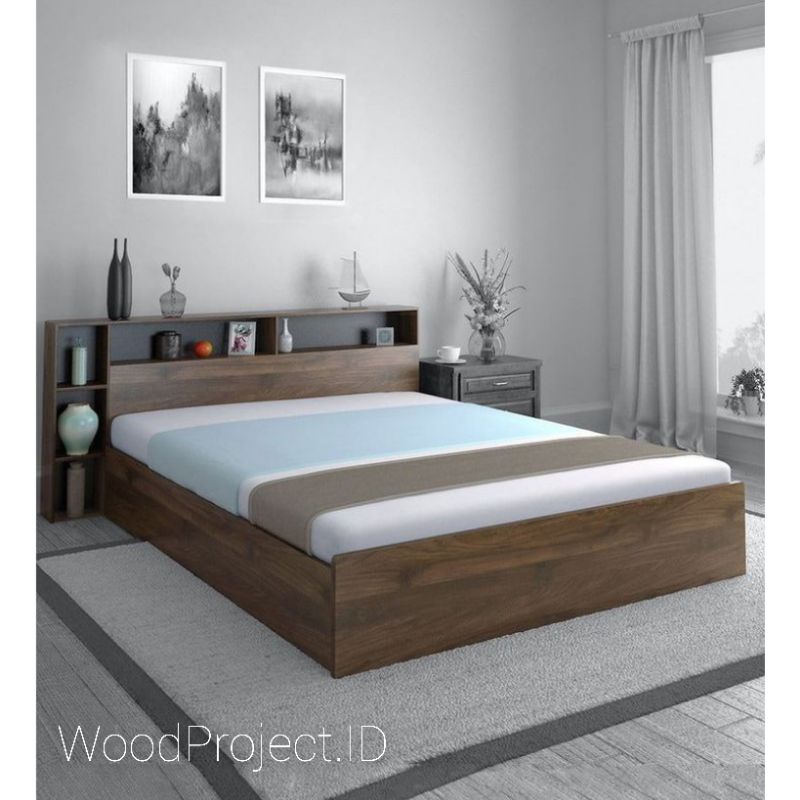 dipan tempat tidur minimalis kayu jati jepara, ranjang tidur minimalis kayu jati