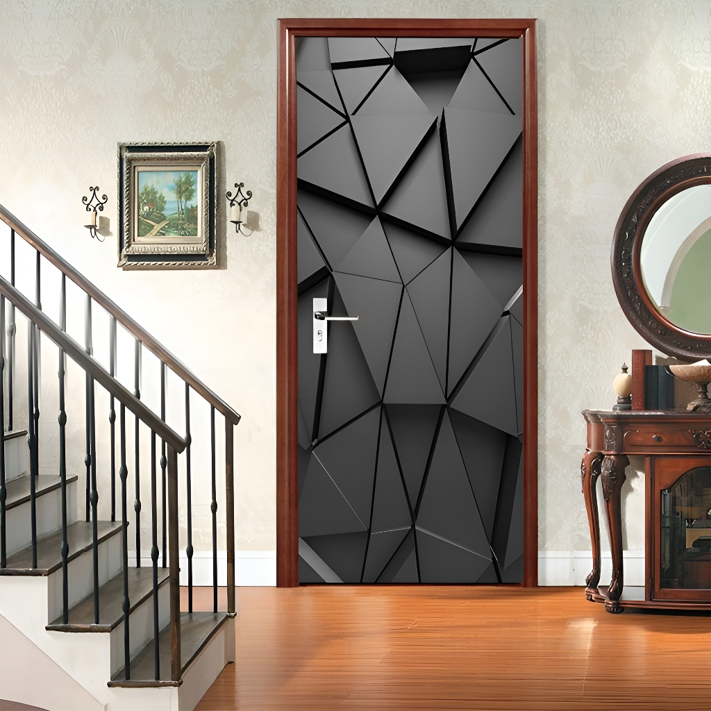 [FREE TOPLES] STIKER PINTU PREMIUM / Stiker Pintu Kamar Tidur / Stiker Pintu Kaca / Stiker Pintu Kam